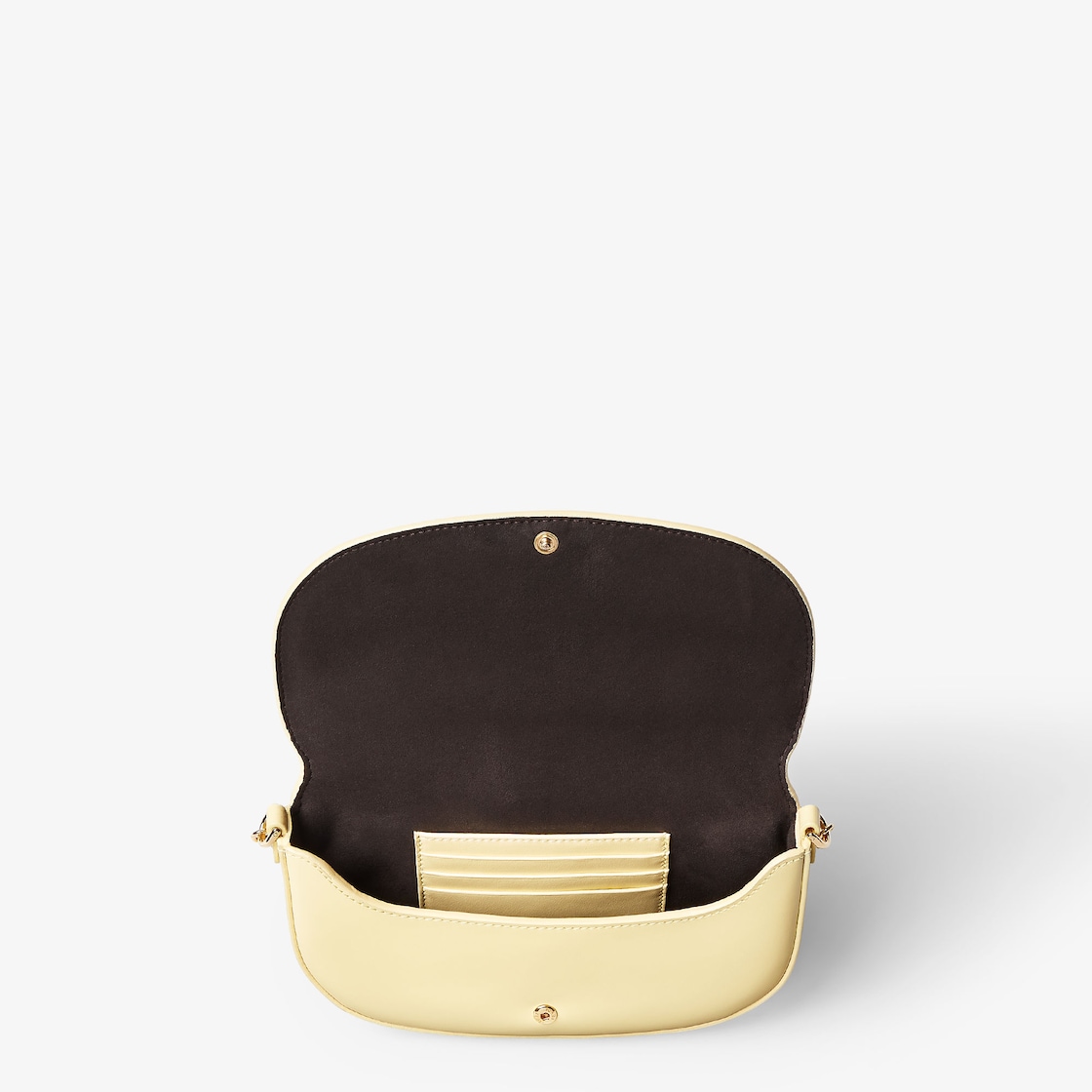 FENDI graphy Wallet on Chain Yellow leather wallet - Image 4